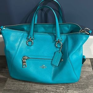 Blue/Teal Coach Bag